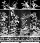精雕图 灰度图 浮雕图 3D图