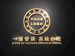 3D立体化logo样机模板