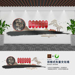大气创意师德师风学校文化墙