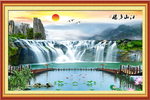 聚宝盆风景画