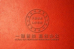 皮革logo贴图样机