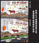牛肉店背景