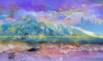 抽象油画