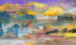抽象油画