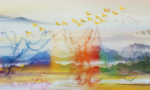 抽象油画