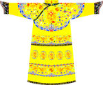 清朝龙袍常服矢量