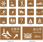 旅游区标志