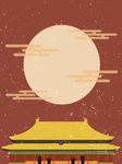 红色背景