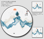 圆框画 正方形装饰画