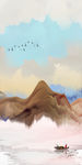 极品风景山水画 TIF分层