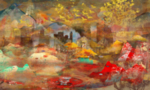 抽象油画