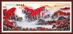 鸿运当头国画