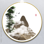 水墨远山