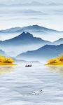 新中式禅意山水画 TIF分层