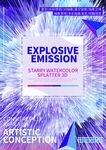 放射性宇宙爆炸海报设计