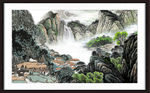 聚宝盆风水画