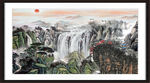 聚宝盆风水画