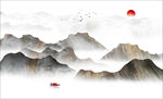禅意山水画