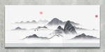 客厅山水画