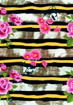 豹纹 花朵 数码花型 扎染