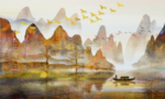 抽象油画