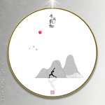 瑜伽饰画