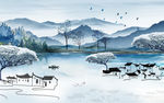 极品新山水风景画 tif分层