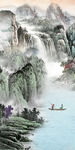酒店中式风山水 tif分层