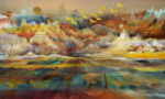 抽象油画