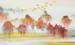 抽象油画