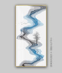 禅意新中式抽象水墨画
