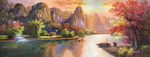 山水油画