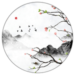 手绘山水
