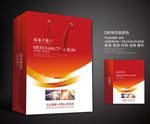 红色手提袋 手提袋设计 手提袋