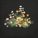 秋色小清新花艺分层素材