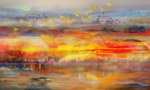 抽象油画