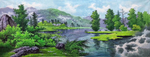 山水风景装饰画