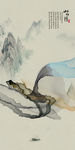 后现代山水玄关画 TIF分层