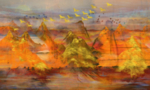 抽象油画