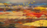 抽象油画