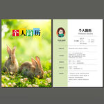 绿色简历模板