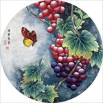 硕果累累葡萄装饰画