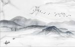 中式水墨画
