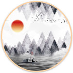 新中式山水画