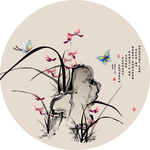 兰草装饰画