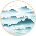 新中式山水画