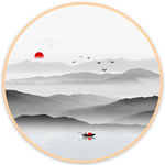 新中式山水画