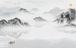 新品中国风山水 TIF分层