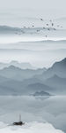 高清山水中式玄关 TIF分层