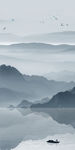 现代山水中式玄关 TIF分层